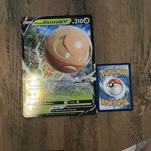 JUMBO Hisuian Electrode V Pokémon Card Promo
